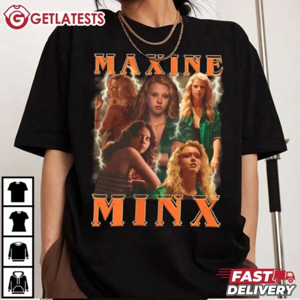 Mia Goth Maxine Minx MaXXXine Vintage Graphic T Shirt (2)