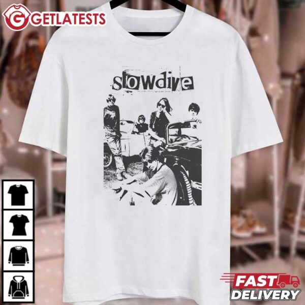 Slowdive Rock Band Retro T Shirt (1)