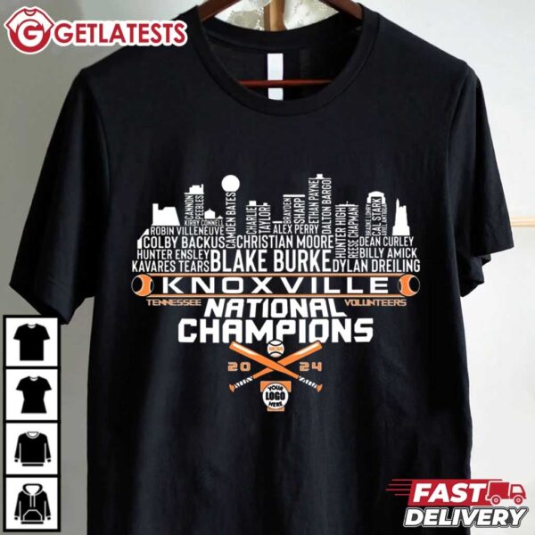 Tennessee Volunteers 2024 Baseball National Champions T Shirt (1)