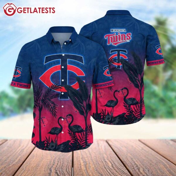 Lakeside Lavender Fields Minnesota Twins Hawaiian Shirt