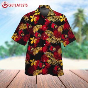 St Louis Cardinals in Paradise Hawaiian Shirt
