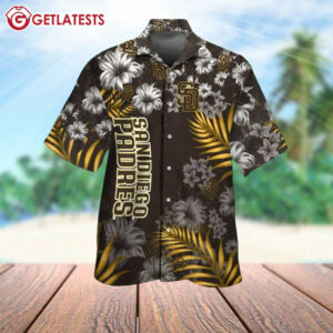 San Diego Padres Floral Tropical Summer Hawaiian Shirt
