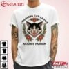 Childless Cat Ladies Against Fascism Feminist T Shirt (2)