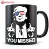 Donald Trump Middle Finger You Missed Mug (2)