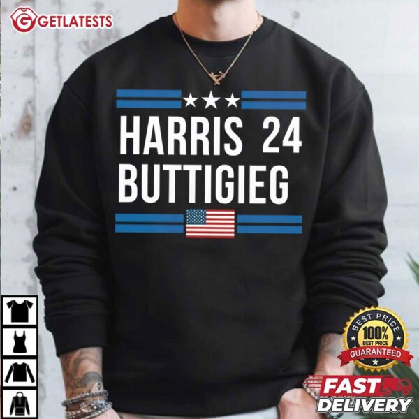 Kamala Harris and Pete Buttigieg 2024 Campaign T Shirt (4)