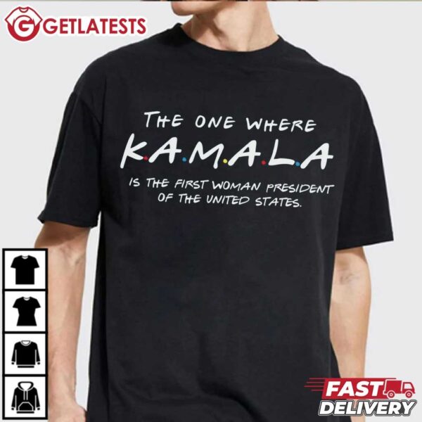 Kamala Harris the First Woman President 2024 of US T Shirt (3)