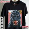 Retro Godzilla Japanese Monster T Shirt (1)