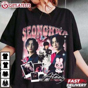 Seonghwa Ateez KPOP Graphic T Shirt (3)