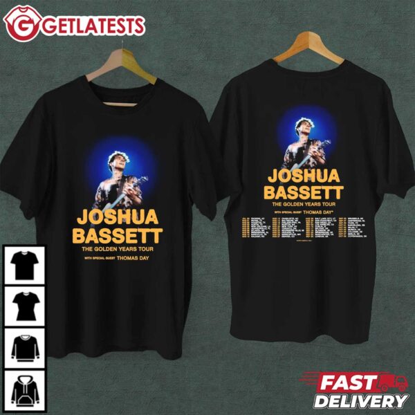 Joshua Bassett the Golden Years Tour 2024 T Shirt (1)