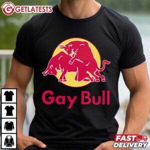 Gay Bull Red Bull Logo Parody LGBT T Shirt (3)