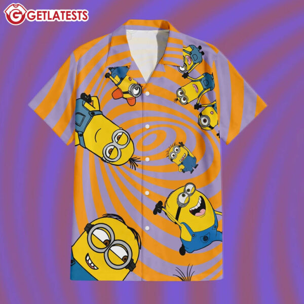 Minions Psychedelic Funny Magic Hawaiian Shirt (1)