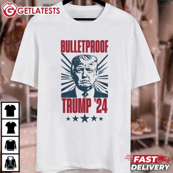 BULLETPROOF Trump 2024 MAGA T Shirt (4)