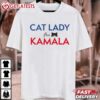 Kamala Harris for President Cat Lady for Kamala T Shirt (1)