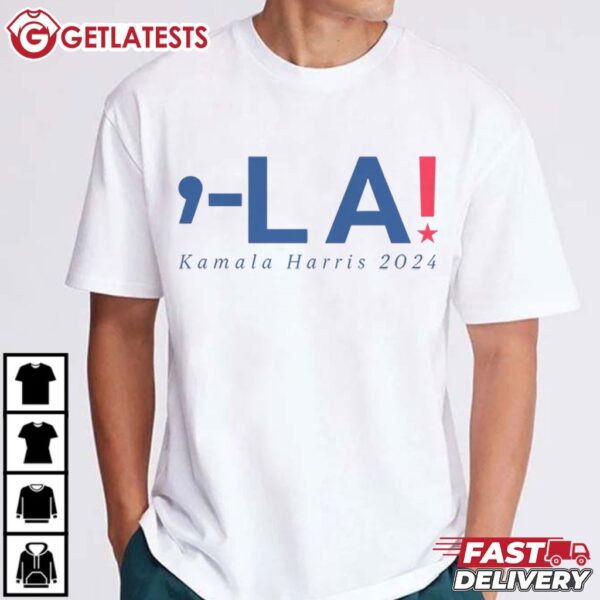 Comma La Support Kamala Harris 2024 T Shirt (2)