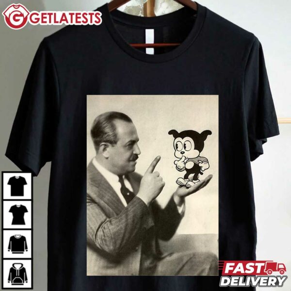 Fleischer Studios Max Fleischer And Bimbo The Dog T Shirt (1)