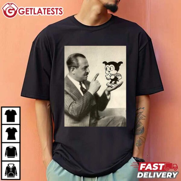 Fleischer Studios Max Fleischer And Bimbo The Dog T Shirt (2)