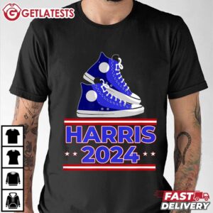 HARRIS 2024 Vote for Kamala Election Sneakers T Shirt (2)