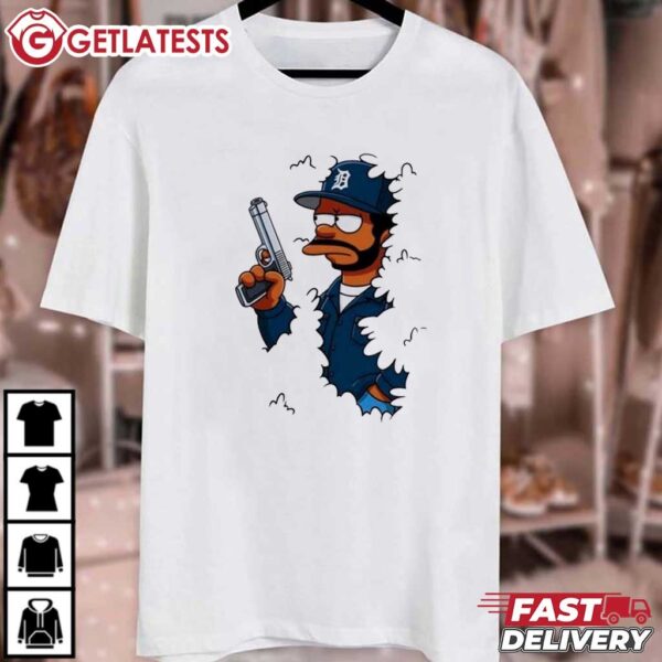 Homer Hedge Detroit Doughboy the Simpsons T Shirt (1)