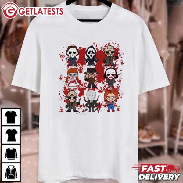 Halloween Horror Characters Horror Movie T Shirt (4)