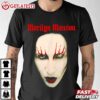 Marilyn Manson Big Face Red Lips T Shirt (1)