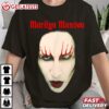 Marilyn Manson Big Face Red Lips T Shirt (2)