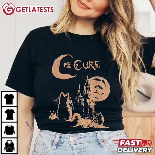 The Cure Cat Moon Gift For Fan T Shirt (1)