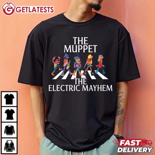 The Muppet Abbey Road Dr Teeth And The Electric Mayhem T Shirt (1)