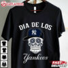 Sugar Skull Dia De Los New York Yankees T Shirt (2)