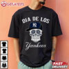 Sugar Skull Dia De Los New York Yankees T Shirt (3)