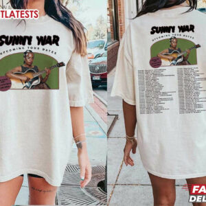 Sunny War North American Tour 2024 T Shirt (1)