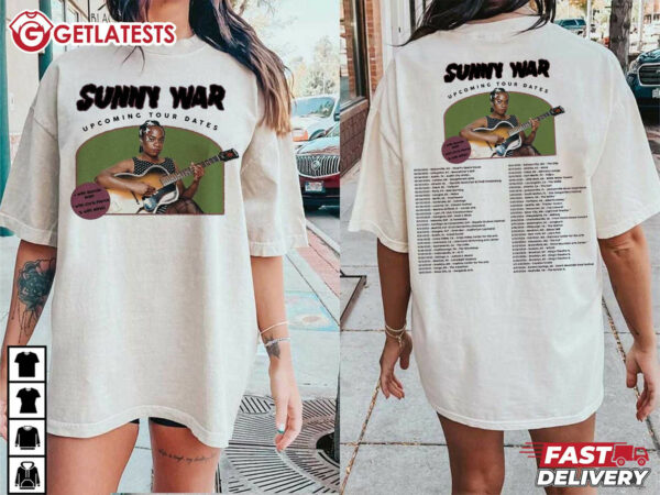 Sunny War North American Tour 2024 T Shirt (1)