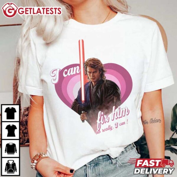 I Can Fix Him No Really I Can Anakin Skywalker T Shirt (1)