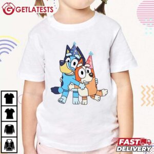 Bluey Birthday Party Gift For Kids T Shirt (2)