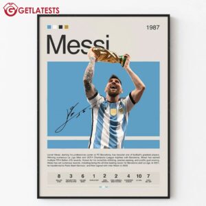 Lionel Messi Argentina Soccer Legend Poster