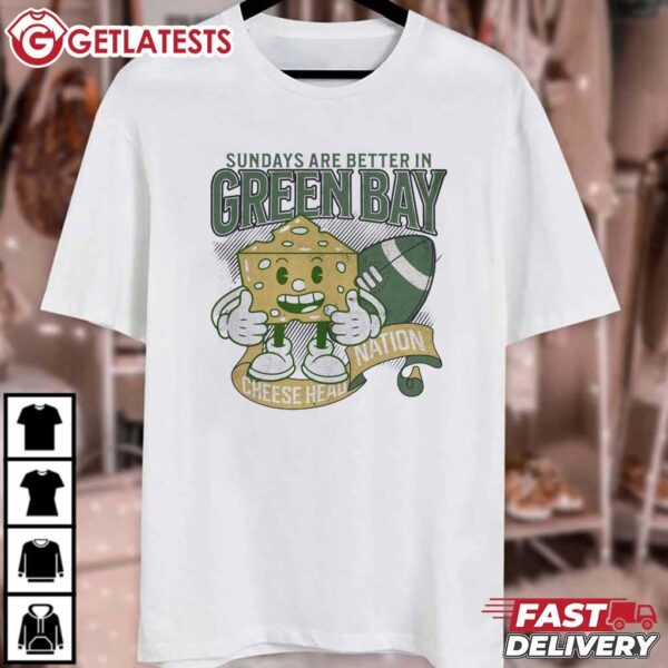 Sundays Are Better in Green Bay Packers T Shirt (1)