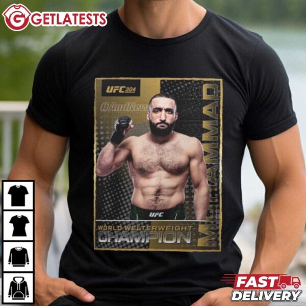 Belal Muhammad UFC New Welterweight Champion T Shirt (3)