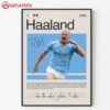 Erling Haaland Soccer Fan Manchester City Poster