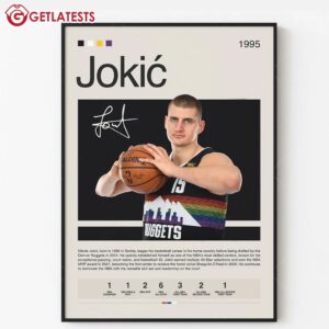 Nikola Jokic Denver Nuggets Print Poster