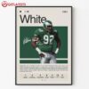 Reggie White Green Bay Packers Poster