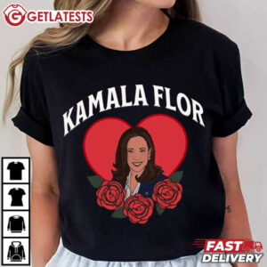 Kamala Flor Kamala Harris President USA 2024 Selena T Shirt (2)