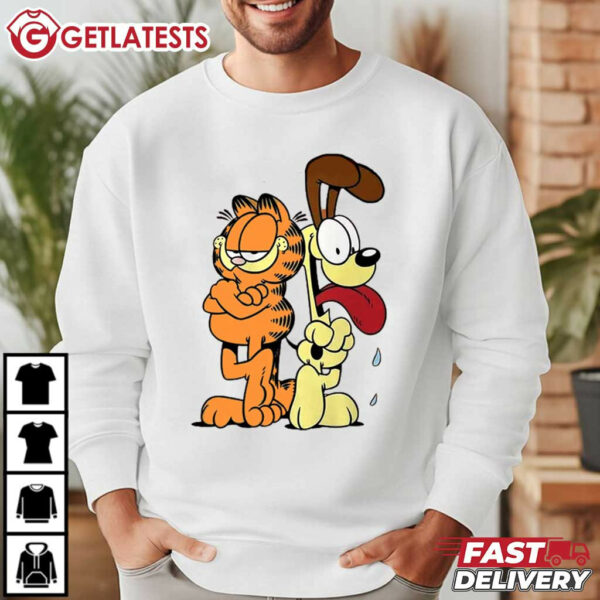 Garfield Cat And Odie Dog T Shirt