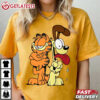 Garfield Cat And Odie Dog T Shirt