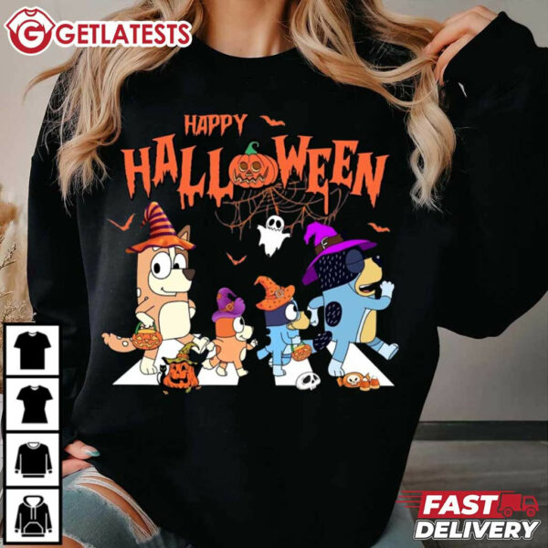 Bluey Happy Halloween Family T Shirt