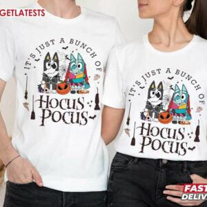 Bluey It's Just A Bunch Of Hocus Pocus Halloween T Shirt (2)