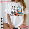 Bluey Nightmare Before Christmas Halloween T Shirt (1)