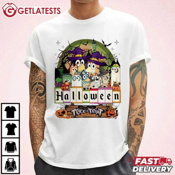 Bluey Trick Or Treat Happy Halloween T Shirt (2)