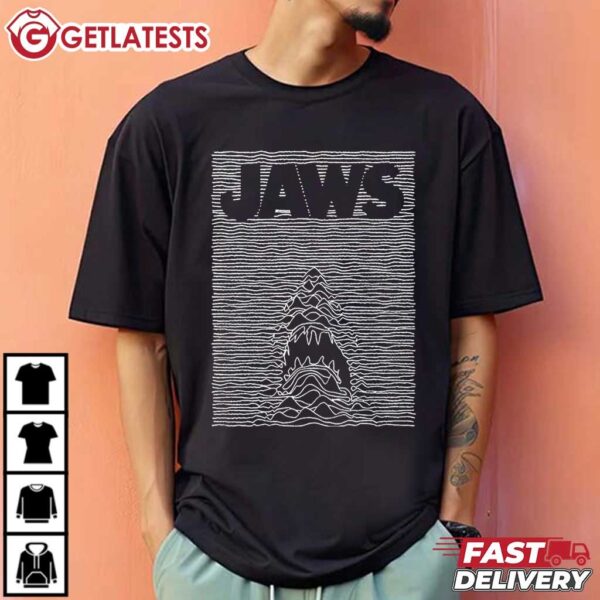 Jaws Shark Joy Division T Shirt (2)