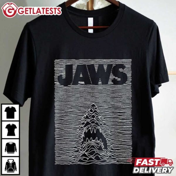 Jaws Shark Joy Division T Shirt (4)