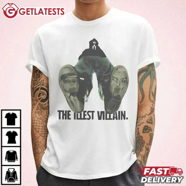 MF DOOM The ILLEST VILLAIN Rap Graphic T Shirt (1)