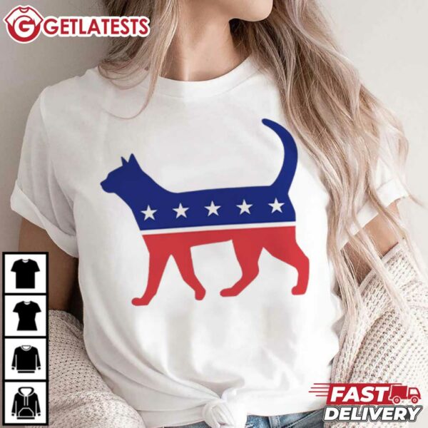 Cat Ladies for Kamala Political Party T Shirt (2)